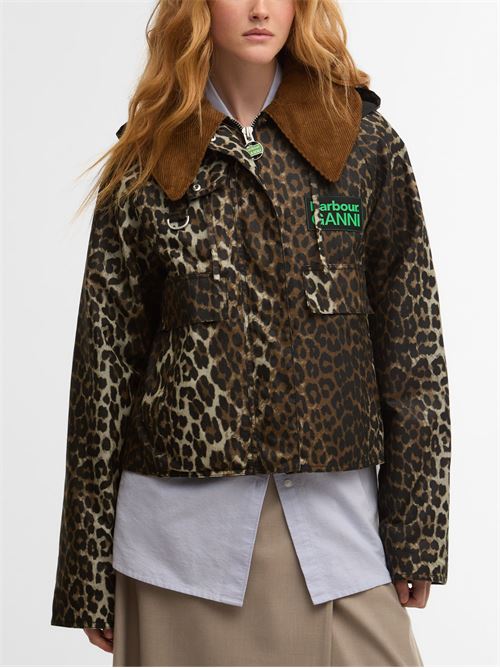 Leopard Jacket BARBOUR X GANNI | LWX1529BK11
